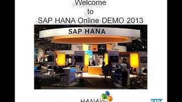 SAP HANA SP6 DEMO: ERPElegance