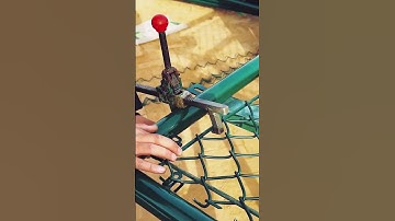 Fence network assembly process-good tools to improve work efficiency