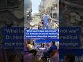 "What I saw in Gaza was not war" Dr. Hamawy on how his medical experience shaped his campaign