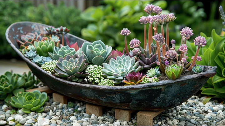 Rustic Farmhouse Backyard Garden with Charming Old-to-New Upcycled Decor