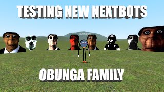 TESTING NEW OBUNGA FAMILY NEXTBOTS | SELENE NEXTBOT