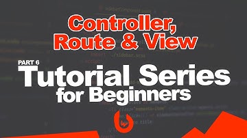 Part 6 - Controller Route View - Laravel 8 Tutorial Series for Beginners (Tagalog)