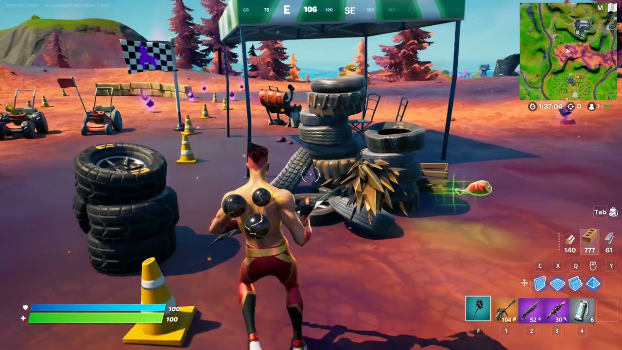 Bounce 3 Times on Tires Without Touching The Ground | Nitehare Punchcard Questline - Stage 1 of 5