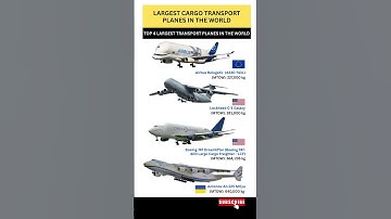 Largest Transport Aircraft Comparison, USA Lockheed C-5 Galaxy vs Airbus BelugaXL