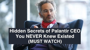 The History Achievements of Alex Karp Palantir CEO