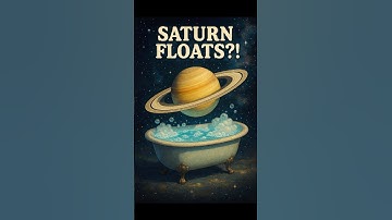Saturn Could Float in Water! 🪐💧 #facts #shorts #space #Saturn #science