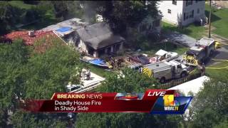 Video: 1 killed in Anne Arundel County house fire