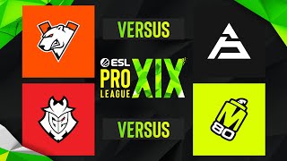 ESL Pro League Season 19 - Virtus.pro vs SAW | G2 Esports vs M80