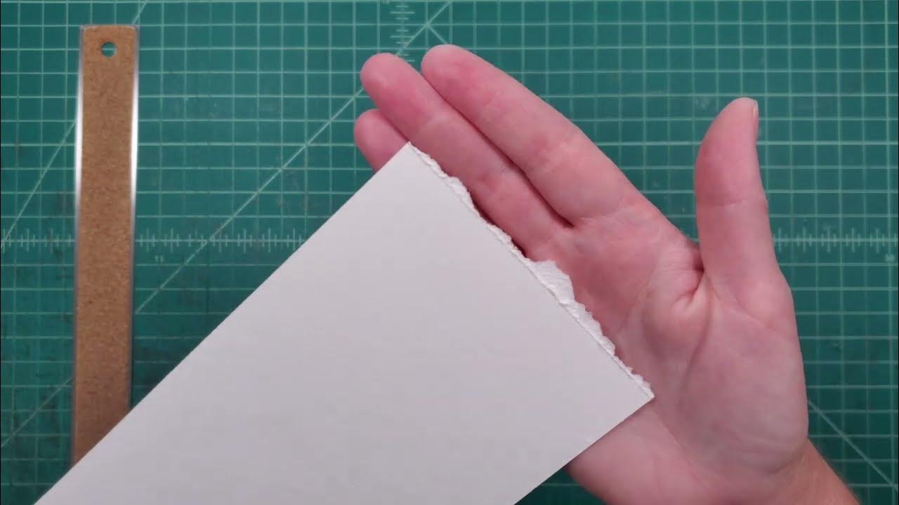 Create a Deckle Edge // Simple Technique to Elevate Your Paper Crafts