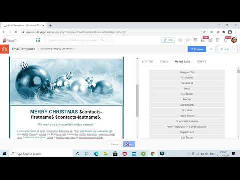 MASS Email Demo in Vtiger CRM