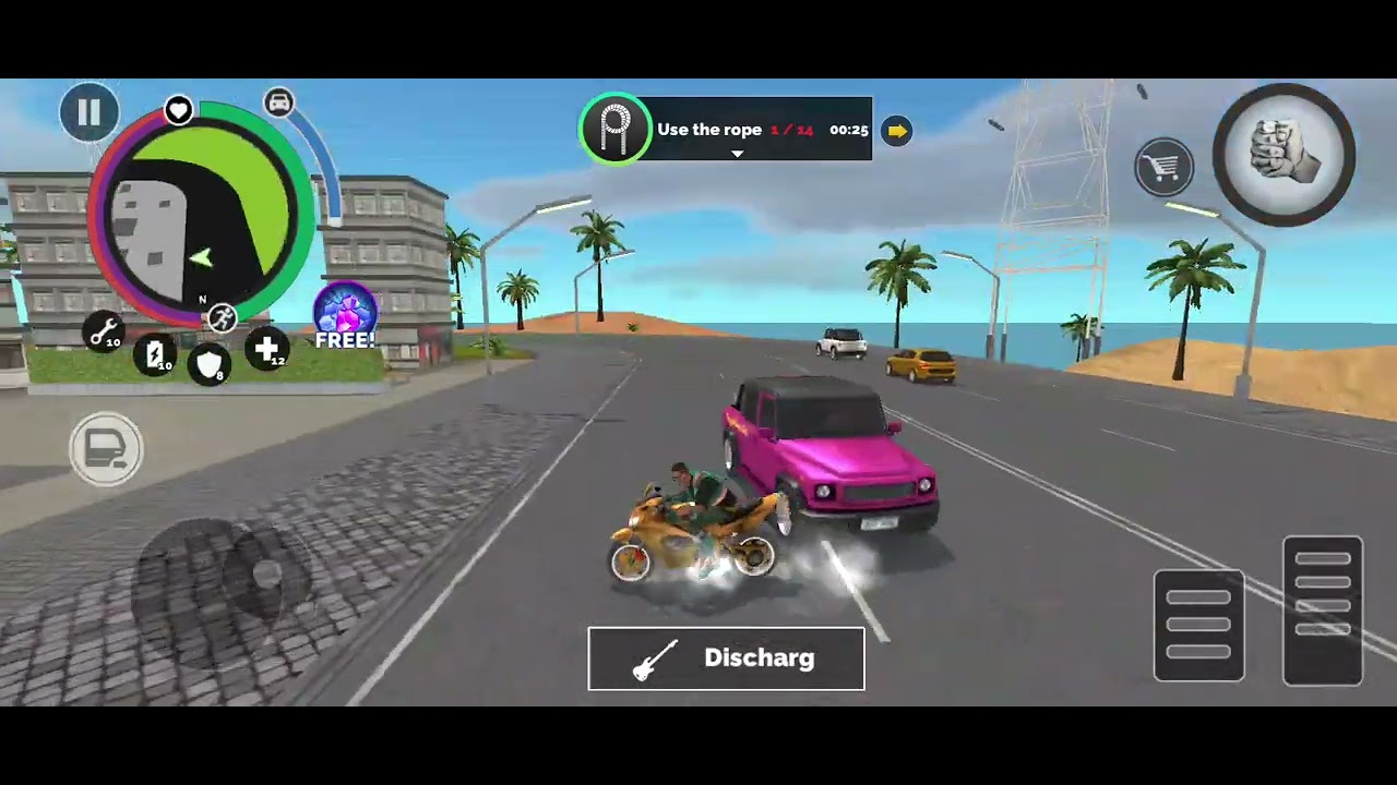 Vegas Crime Simulator 2 เริ่มภารกิจตำรวจจับยิงปืน รถแข่งเกิดอุบัติเหตุขโมยรถปาเจโร่ ห้องผ่าตัดเสียชี