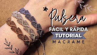 🔰 How to make quick and easy THREAD BRACELET STEP BY STEP | DIY Easy Macrame Friendship Bracelet #48