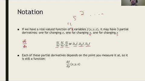 Math 2374 Lecture 5B: Partial derivatives