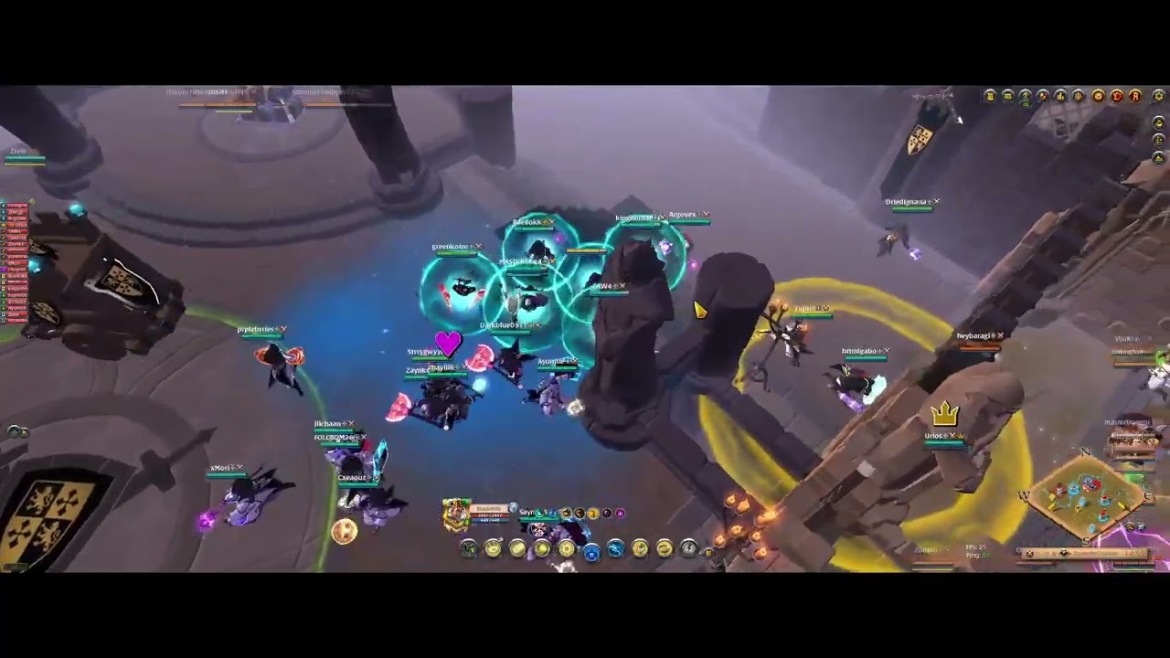 Healer POV | COA v Meerkat Assemble v CTA | Castle Fight - ALBION ONLINE