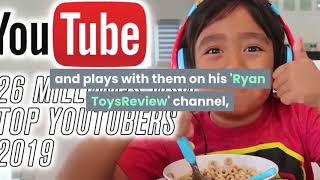 Eight-year-old Ryan Kaji is highest paid YouTuber, earns $26 million in 2019 .
