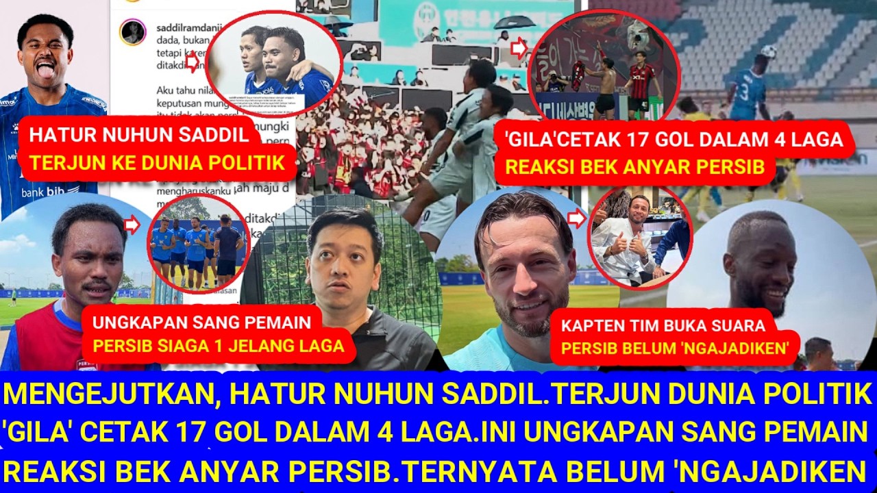 😱🙏Mengejutkan,RESMI Saddil Hengkang.Terjun keDunia Poli… — Transcript