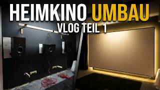 🚧 Everything new! I'm remodeling my home theater! VLOG Part 1