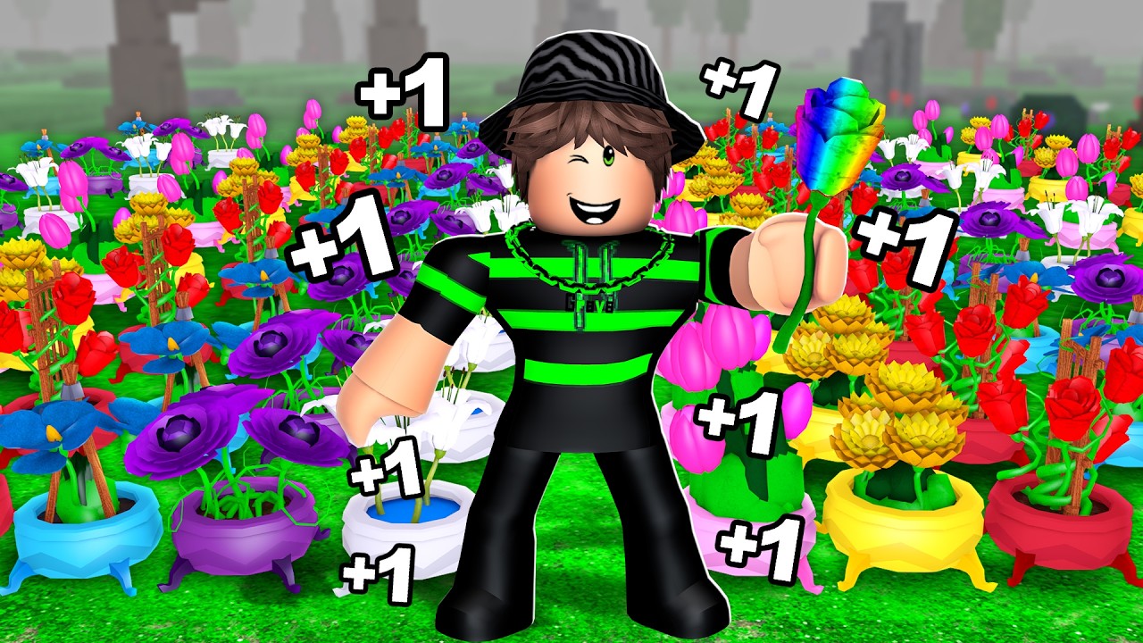 Collecting 10,000 FLOWERS To BREAK 99 Nights In The Forest..