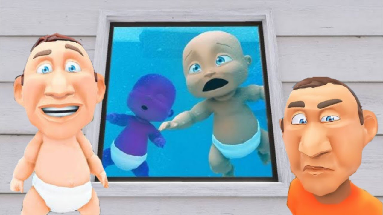 "Flood Fun Alert!🎉Watch Baby Goes Wild with Daddy in HILARIOUS Toilet🚽Bathtub🛁 Who's Your Daddy?!"