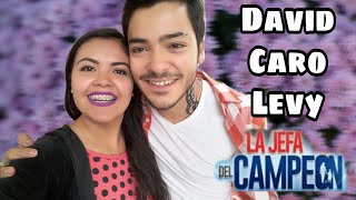 Entrevista a David Caro Levy (La jefa del campeón) - Elizabeth Nieto