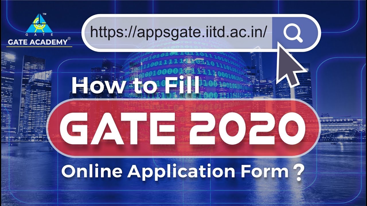 How to Fill GATE 2020 Online Application Form ?