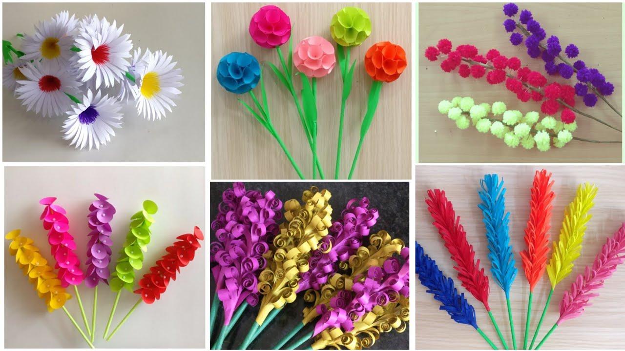 The Most Easy and Beautiful Flower Crafts