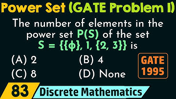 Power Set (GATE Problem 1)