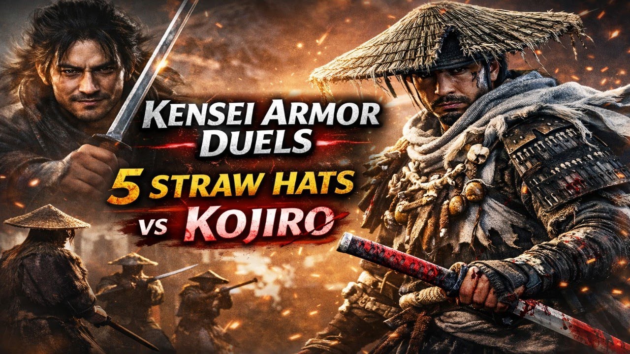 Kensei Armor Duels | 5 Straw Hats & Kojiro (No Commentary)