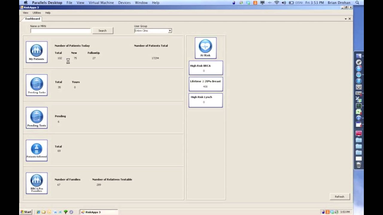 Creating Test Patient, Hughes riskApps, Test HD 1080p - YouTube