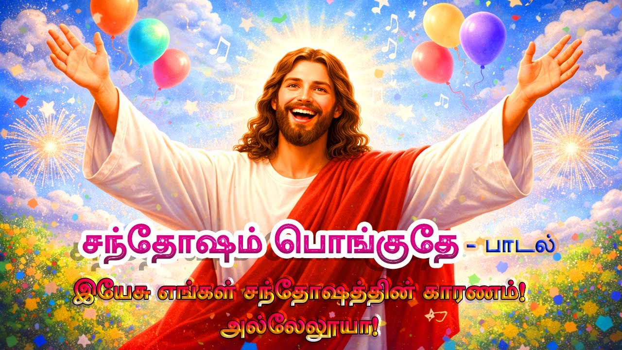 சந்தோஷம் பொங்குதே | Happy Jesus Song Tamil | Jesus Praise & Dance Song | Tamil Christian Song | Oli