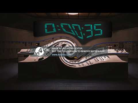 1 min Exploding Missile Digital Countdown Timer loud ear bleep