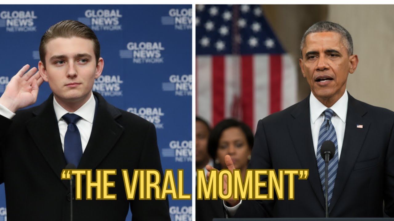 Cameras Caught What Obama Said To Barron Trump — And It SHOOK The Internet