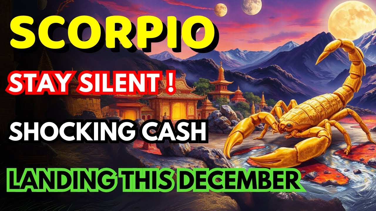 Scorpio ♏ 💸 HUGE CASH FLOW THIS DECEMBER — SILENCE IS YOUR POWER 🤐
