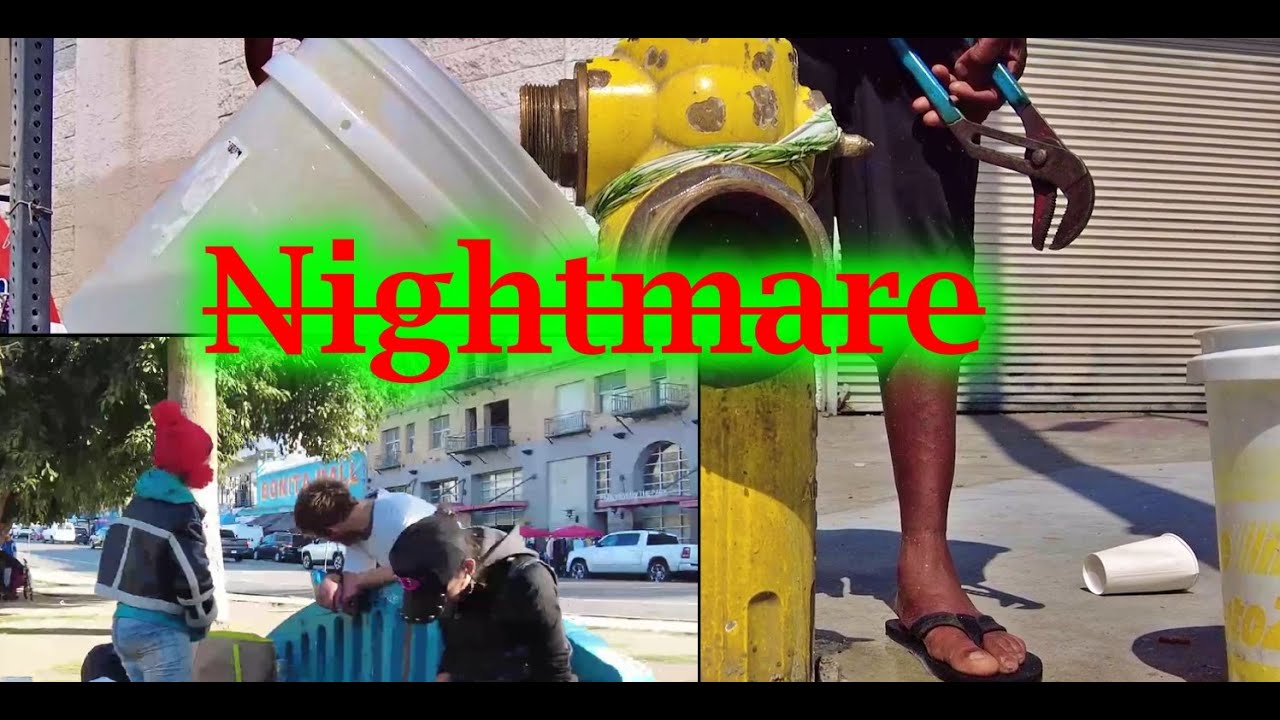 Nightmare Homeless Los Angeles Encampments Downtown Skid Row