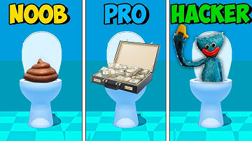 NOOB vs PRO vs HACKER - Toilet Games 3D