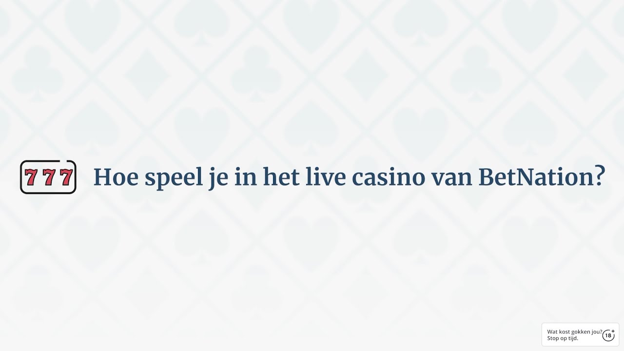 Betnation Casino mobiele interface visual