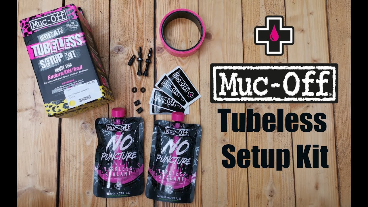 Muc-Off Ultimate Tubeless Setup Kit - DH/Plus (44mm / 10m X 35mm