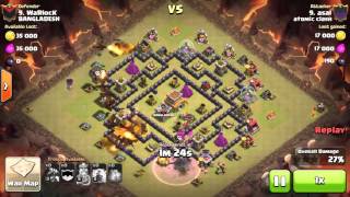 Town Hall 8( All Dragon Attack with light spell) screenshot 5