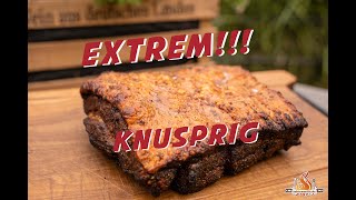 Der perfekte Schweinebauch | knuspriger Schweinebauch vom Grill