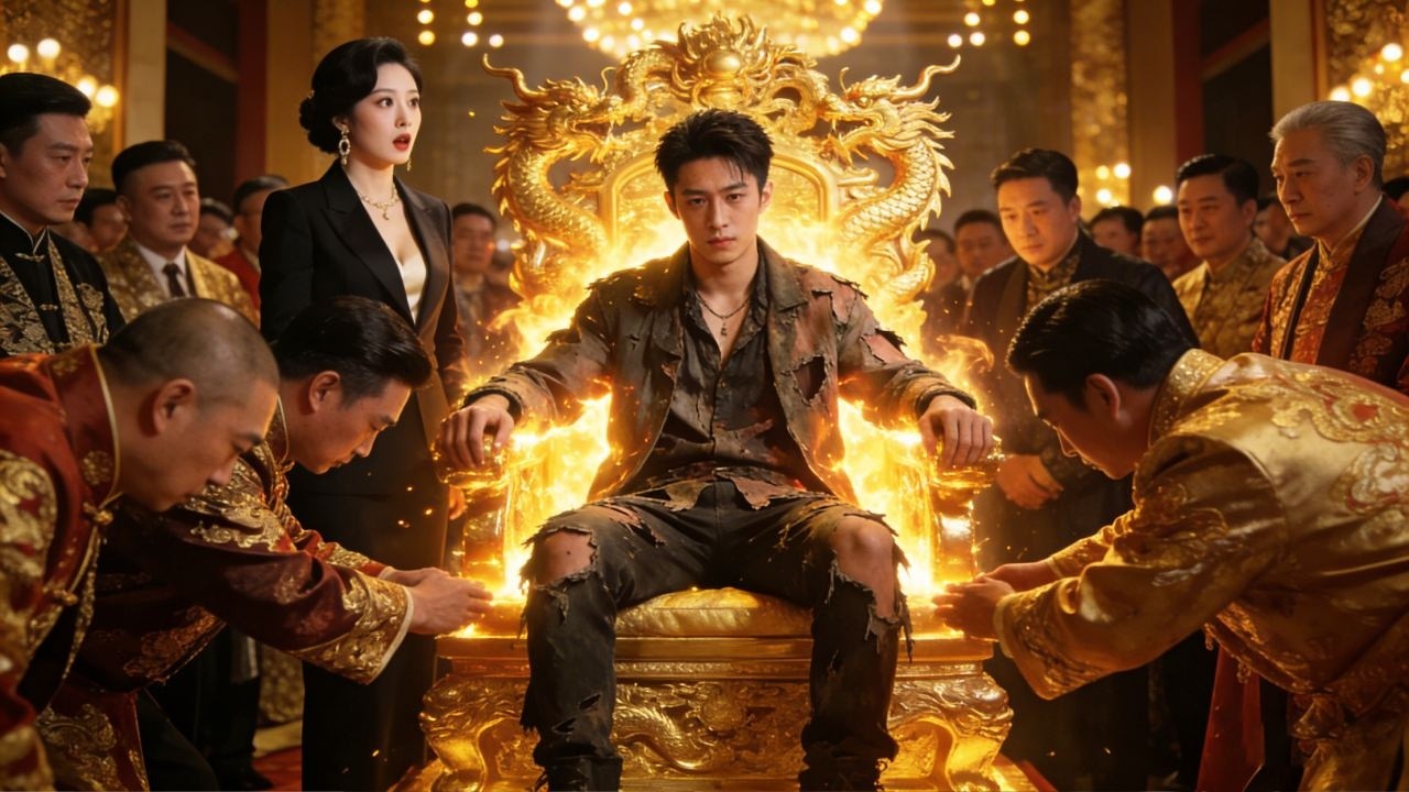 女总裁逼穷小子离婚抱富二代大腿，谁知宴会大佬下跪！他竟是至尊武帝，一指灭敌渣女傻眼