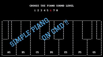 Making A Simple Cmd Piano | Code Blocks c++/c