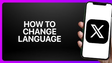 How To Change Language In X App (Twitter) 2025! Tutorial