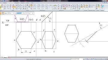 Projection of Plane Surfaces #11 by Prof. Vinayak Koppad