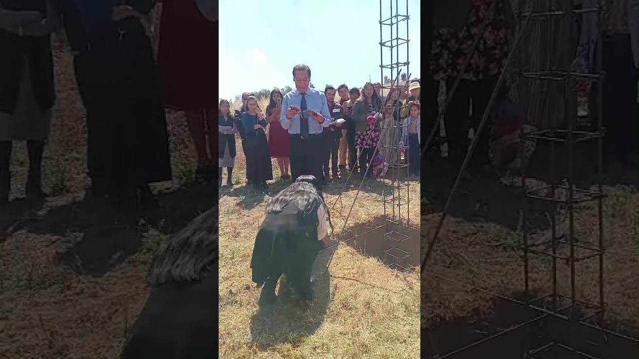 Colocación de la primera piedra de las instalaciones de la I.B. 