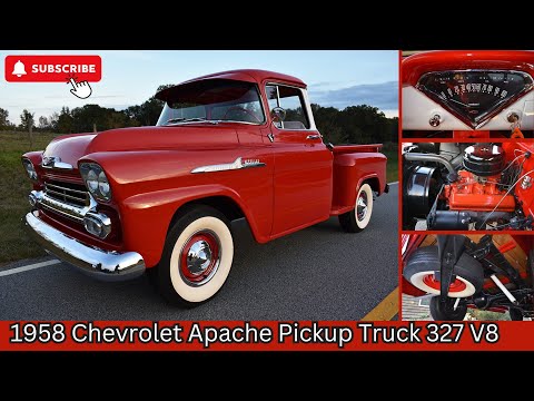 Classic 1958 Chevrolet Apache Pickup Truck 327 V8 Super High Quality Rotisserie Restored  MUST SEE!