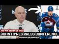 Coach John Hynes Keeps It Real After Avs Comeback Game 5 WIN to ELIMINATE Wild in Playoffs Round 2