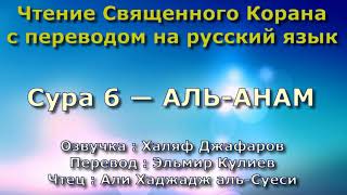 Сура 6 — АЛЬ АНАМ - Али Хаджадж аль-Суеси (с переводом)
