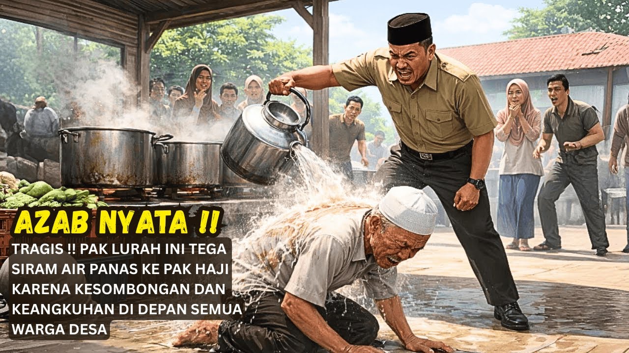 VIRAL !! Pak Lurah Siram Kakek dengan Air Panas, Azab Datang Paling Menyiksa Saat Merasa Kebal Hukum