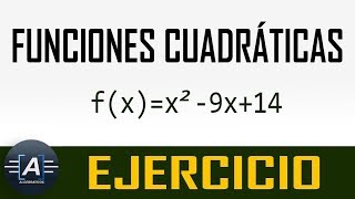 Funciones Cuadráticas (Ejercicio con gráfica)