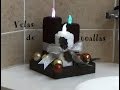 Velas de Toallas  para Navidad